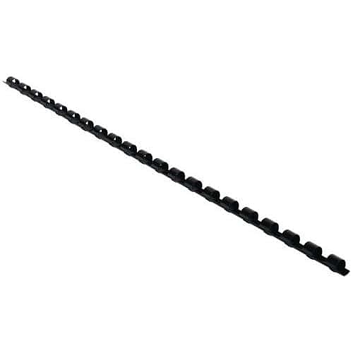Plastové hřbety pro kroužkovou vazbu A4, 6 mm, černé
