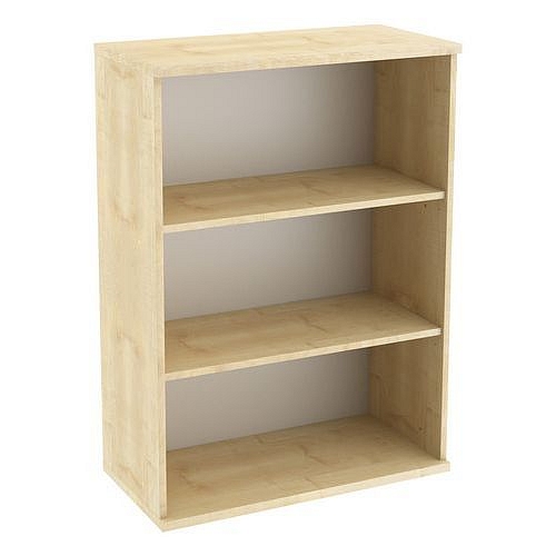 Střední široká skříň Abonent 113 x 80 x 40 cm, otevřená, dezén javor