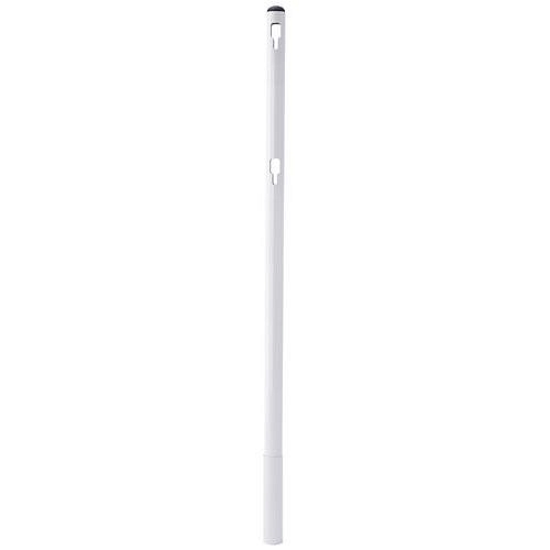 Kovový sloupek Marta k zasunutí do objímky, 1500 mm, bílá