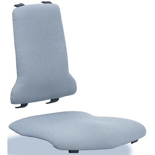 Náhradní antistatické ESD polstrování pro židle Bimos Sintec, látka Duotec, šedá