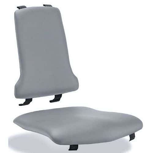 Náhradní polstrování pro židle Bimos Sintec, koženka, šedá