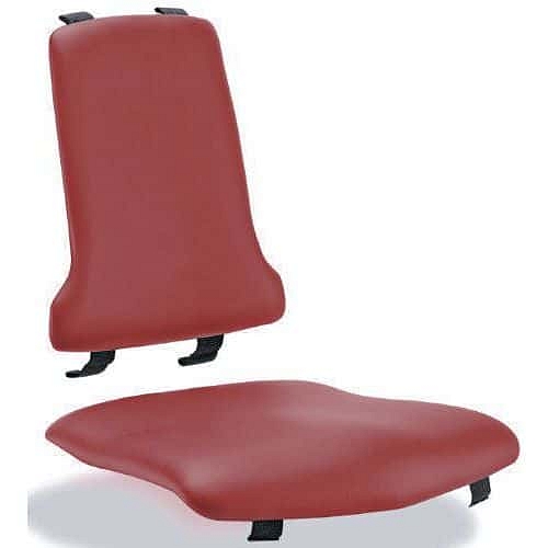 Náhradní polstrování pro židle Bimos Sintec, koženka, červená