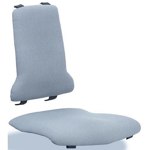 Náhradní ESD polstrování, látka Duotec pro židle Bimos Sintec,  šedá