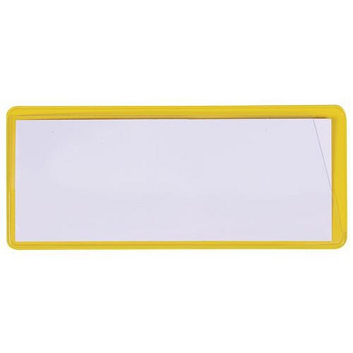 Informační štítky na regály Manutan Expert, lepicí, 100 ks, 140 x 60 mm