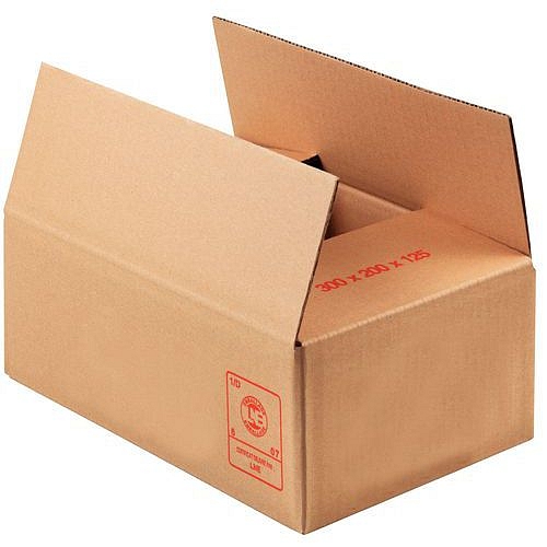 Krabice Caisse vlnitá lepenka rozměr: 300x200x125