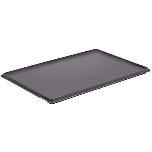 Víko k plastovým Euro boxům Manutan Expert, šedá, 200 x 150 mm