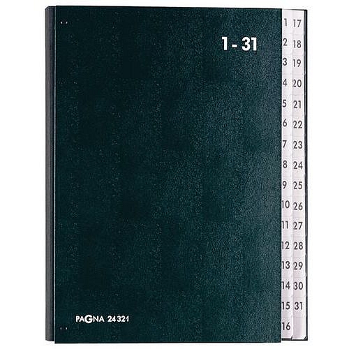 Třídící kniha Pagna, dělící listy 1 - 31
