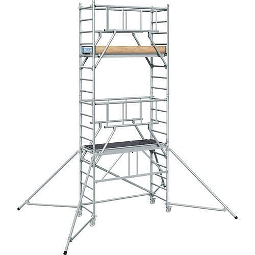 Pojízdné hliníkové lešení Zarges PaxTower S-PLUS 1T, vel. 4