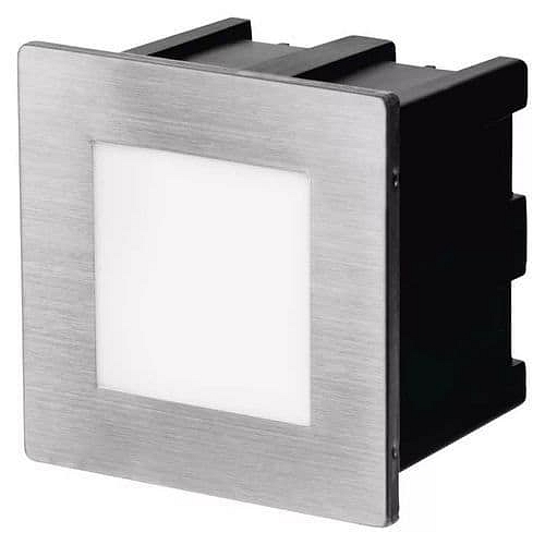 LED orientační vestavné svítidlo AMAL 80×80, 1,5W neutrální bílá, IP65