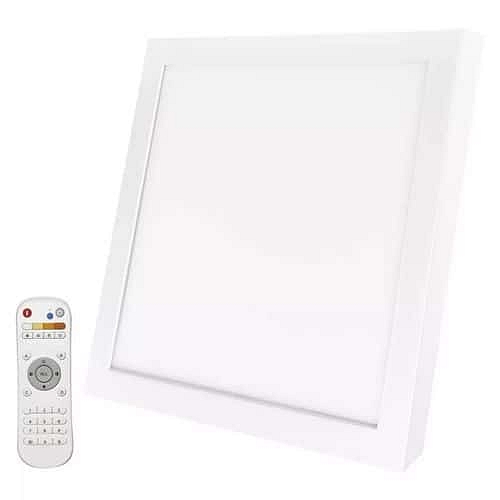 LED přisazené svítidlo RIVI, čtvercové, 20W, stmívatelné se změnou CCT