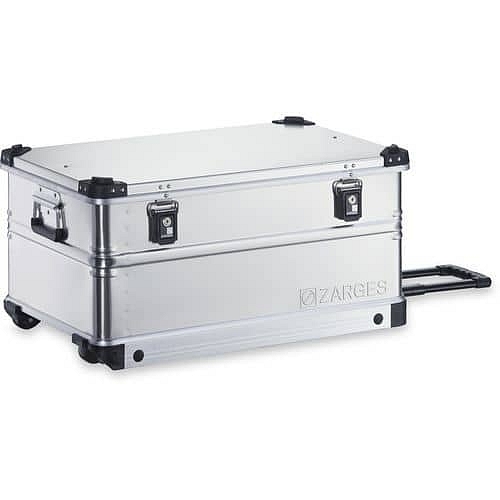 Pojízdný hliníkový přepravní box Zarges K 424 XC, 800 x 500 x 385 mm