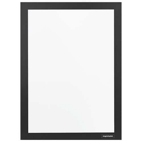 Informační rámečky Magnetoplan Magnetofix A4, magnetické, samolepicí, černé