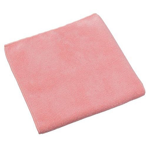 Utěrka z mikrovlákna Vileda MicroTuff plus, 38 x 38 cm, červená