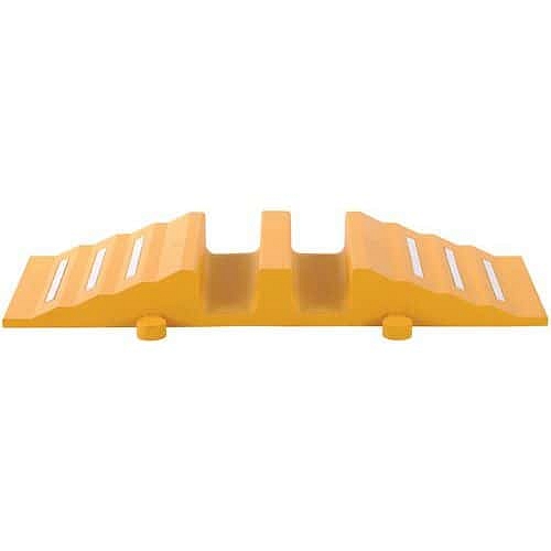 Kabelový přejezd Crash Stop, šířka 30 cm, žlutý