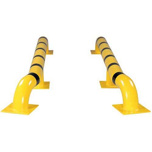 Vodící práh pro nákladní automobily Crash Stop, černá/žlutá, výška 31,5 cm