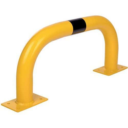 Kovová zábrana Dancop, žlutá/černá, 35 x 75 cm