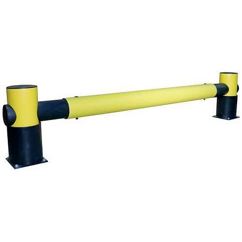 Protinárazová regálová zábrana Dancop, d-flexx, 1 kolejnice, délka 250 cm