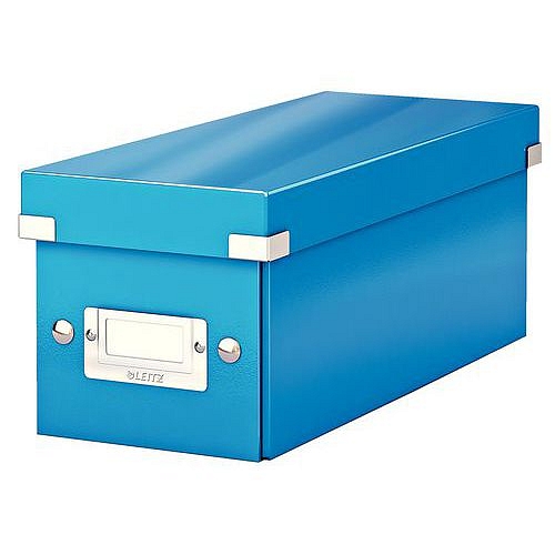 Ukládací box na CD Leitz, modrý