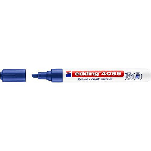 Popisovač na sklo Edding 4095, modrý