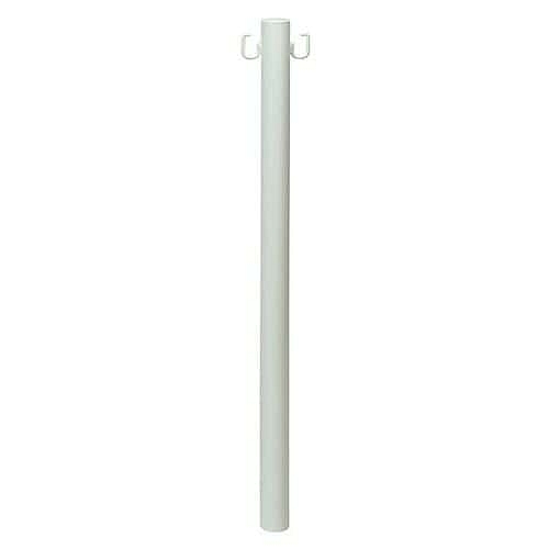 Kovový zahrazovací sloupek, výška 80 cm, bílý