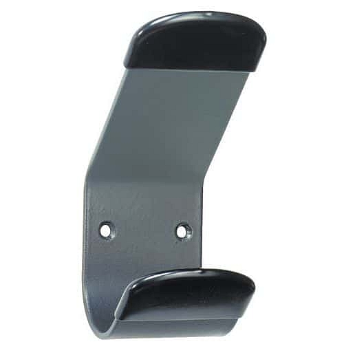 Nástěnný věšák Unilux, kovový, šířka 6 cm, černý
