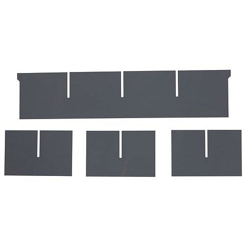 Dělicí příčky Manutan Expert SF1, 1 + 3 ks, 14,5 x 11 cm