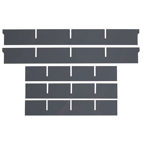 Dělicí příčky Manutan Expert SF1, 2 + 3 ks, 29,5 x 11 cm