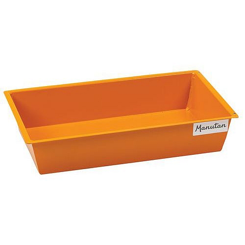 Ocelová záchytná vana Manutan Expert, kapacita 15 l