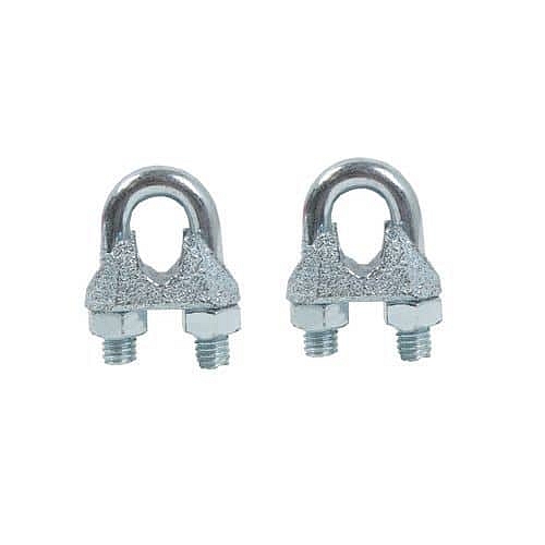 TOPTRADE svorka lanová, pozinkovaná, 10 mm, balení 2 ks