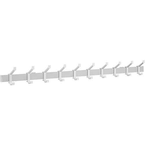 Hliníkový nástěnný věšák na kabáty Gardelux, šířka 125,5 cm