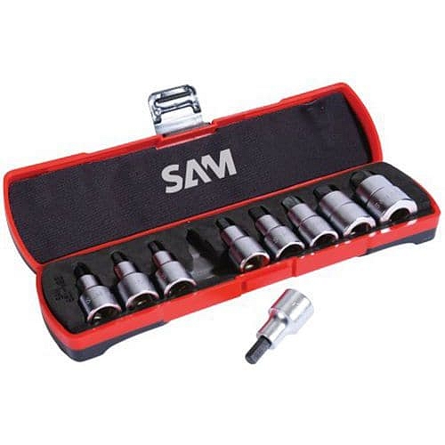 Sada šestihranných šroubovacích hlavic 1/2