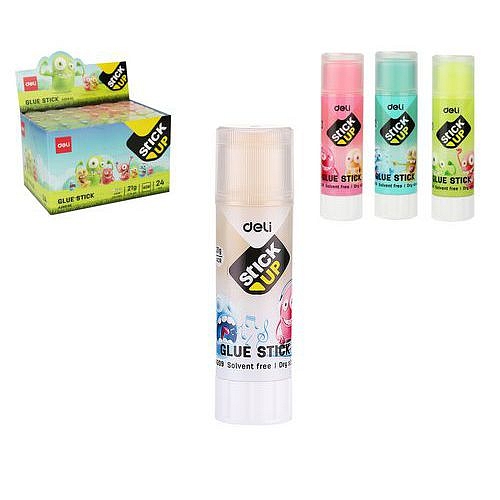 Lepidlo DELI BUMPEES 21g tuhé gelové, mix, 24ks