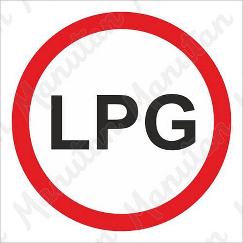 LPG, samolepka 210 x 210 x 0,1 mm
