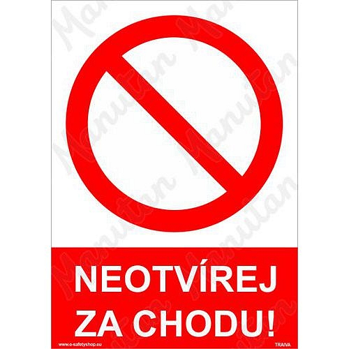 Neotvírej za chodu, plast 210 x 297 x 0,5 mm A4