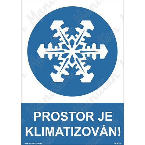 Prostor je klimatizován, plast 210 x 297 x 0,5 mm A4