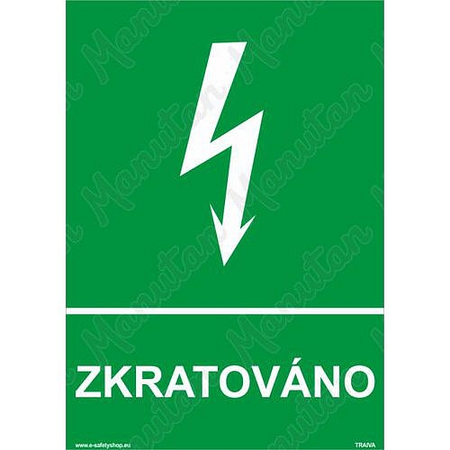 Zkratováno, plast 210 x 297 x 0,5 mm A4