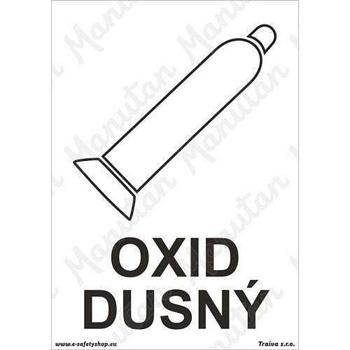 Oxid dusný, plast 148 x 210 x 2 mm A5