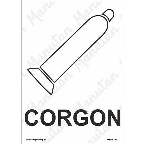 Corgon, plast 148 x 210 x 2 mm A5