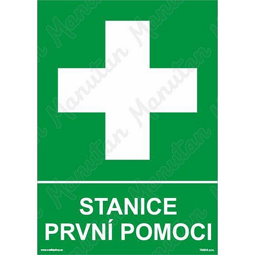 Stanice první pomoci, plast 148 x 210 x 0,5 mm A5