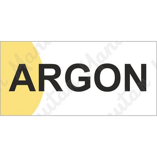 Argon, samolepka 190 x 90 x 0,1 mm