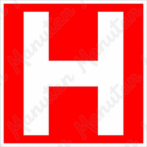 Hydrant, samolepka 150 x 150 x 0,1 mm