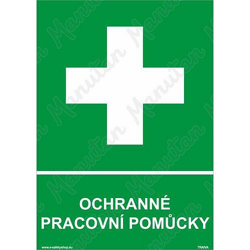 Ochranné pracovní pomůcky, plast 210 x 297 x 0,5 mm A4