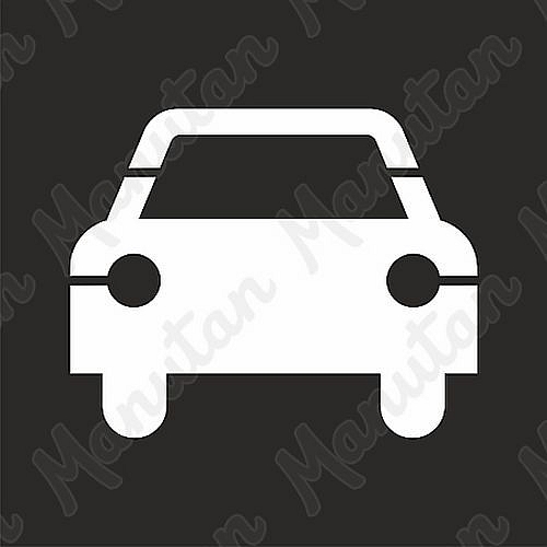 Šablona auto, plast 470 x 470 x 0,5 mm
