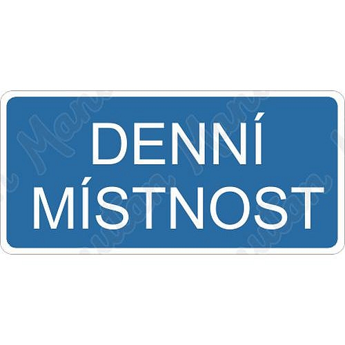 Denní místnost, plast 190 x 90 x 0,5 mm