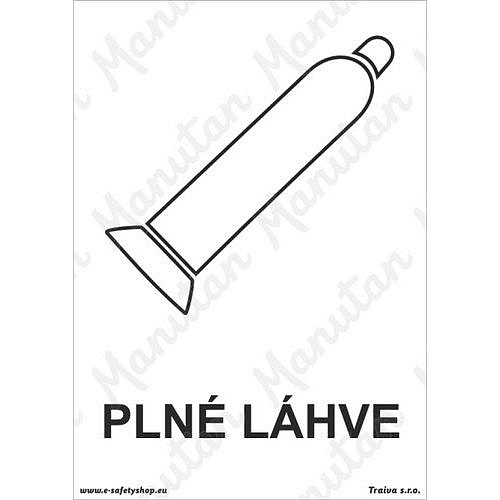 Plné láhve, plast 148 x 210 x 2 mm A5