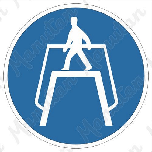 Použij nadchod, samolepka 40 x 40 x 0,1 mm, arch 35 ks