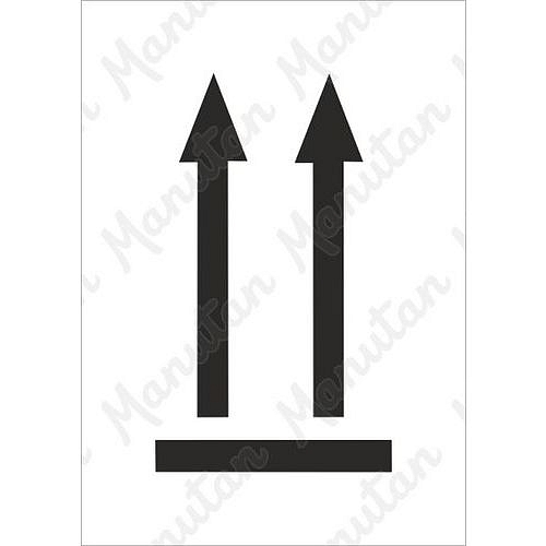 Touto stranou nahoru, samolepka 74 x 105 x 0,1 mm