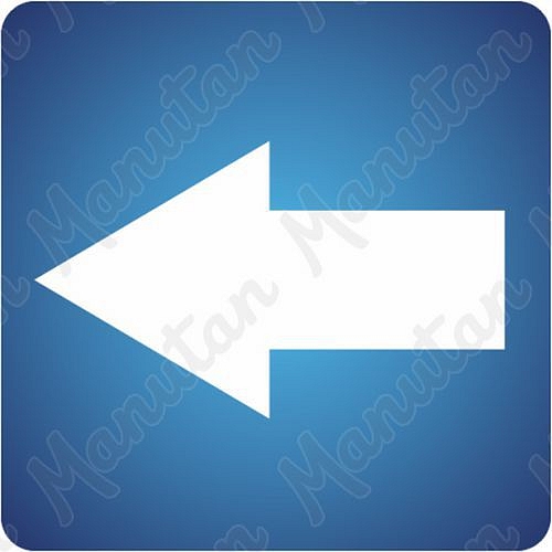 Směrová šipka, samolepka 95 x 95 x 0,1 mm, 2 ks