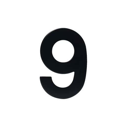 Nerezové číslo ve 2D provedení, výška 95 mm, znak 