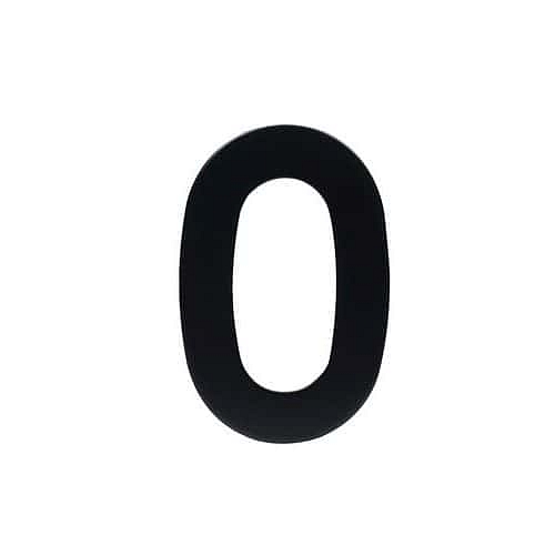 Nerezové číslo ve 2D provedení, výška 95 mm, znak 